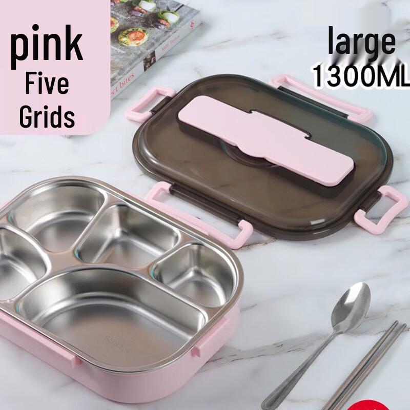 ZISIZ Stainless Steel Portable Lunch Box