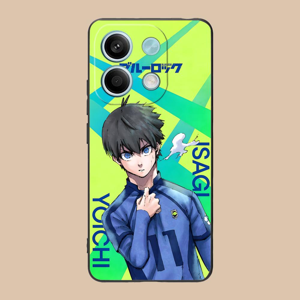 

Blue Lock Isagi Yoichi Matte Mobile Phone Case for POCO F8 F7 F6 F5 F4 F3 F2 Pro GT C75 C71 C65 C61 C40 Pro Ultra Colorful Cover Poco C40