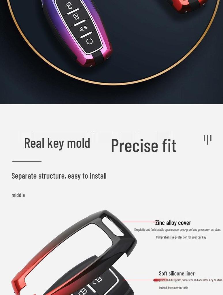 Stylish Great Wall Cannon Key Cover: Customized Car Key Bag with Buckle for Remote Shell Personalization.