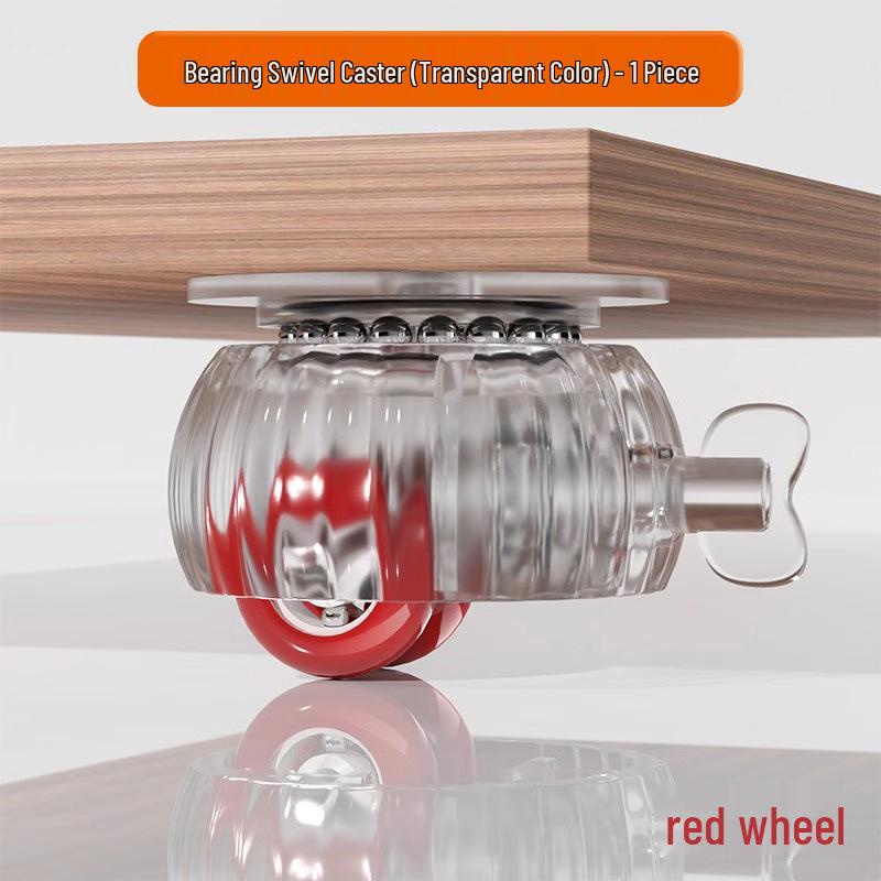 Mobilya için Frenli Sessiz Kendiliğinden Kilitlenen Evrensel Mobil Tekerlekler