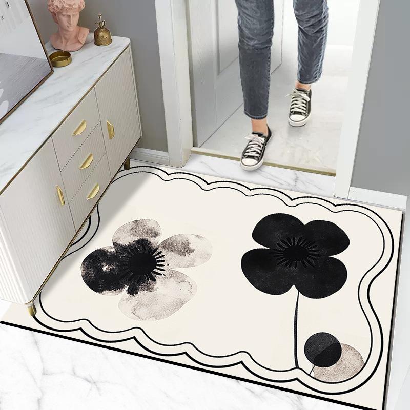 Toilet Diatom Mud Simple Household Absorbent Foot Mat Mat Toilet Mat Wash Water Mat Absorbent Non-slip