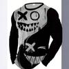 Women O Neck Long Sleeve 3d Print T Shirt