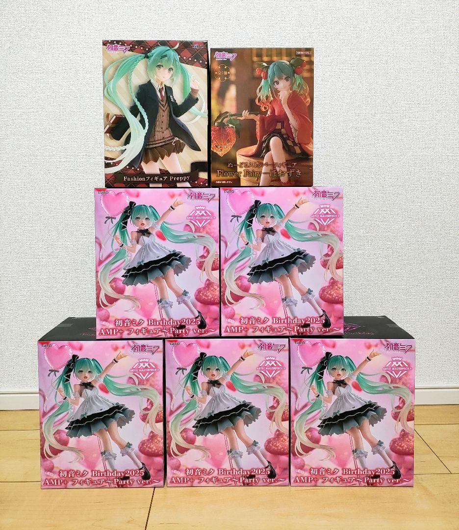 

[USED] Amusement Prizes Hatsune Miku Figures AMP 7 Items