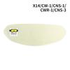 Helmet Shield Anti Fog Film,Clear Visor Lens Insert Fog Resistant for X14 CW-1 CNS1 CWR1 CNS3 Helmet Accessories
