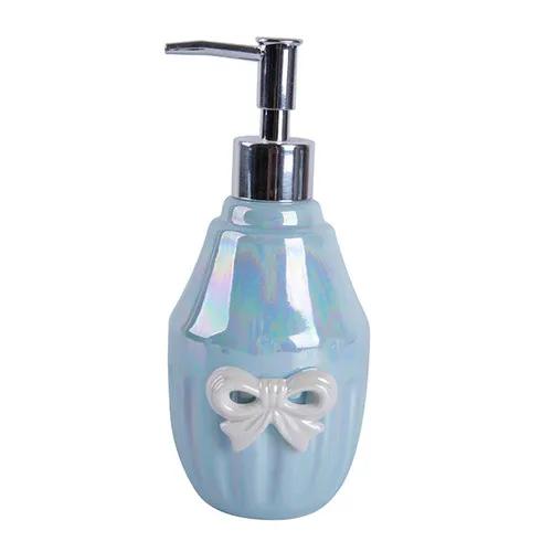 Bågformad Par Munsköljkopp Set Hotell Tvättset Tvåldispenser Tvålfat Keramiskt Badrumskit Nordiska Hem Badrumstillbehör Set