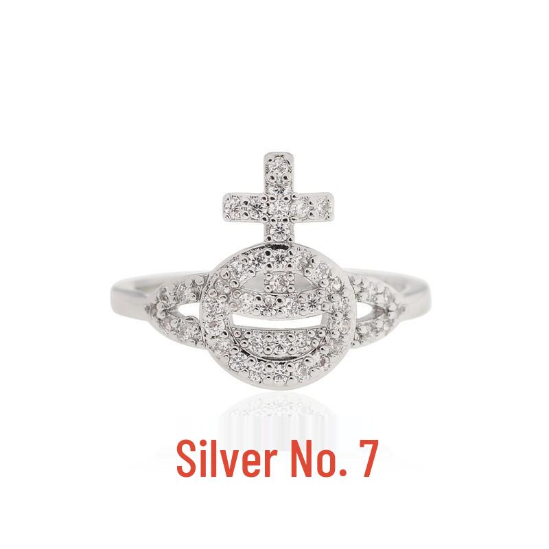 

Кольцо для пары «Сатурн» с бриллиантовым ореолом «Императрица Цыси» — Роскошный аксессуар в стиле знаменитостей