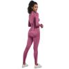 Auroth Long Sleeve Yoga Set Women Seamless Sportswear Quick Dry Shirts Running Pants Workout Clothes