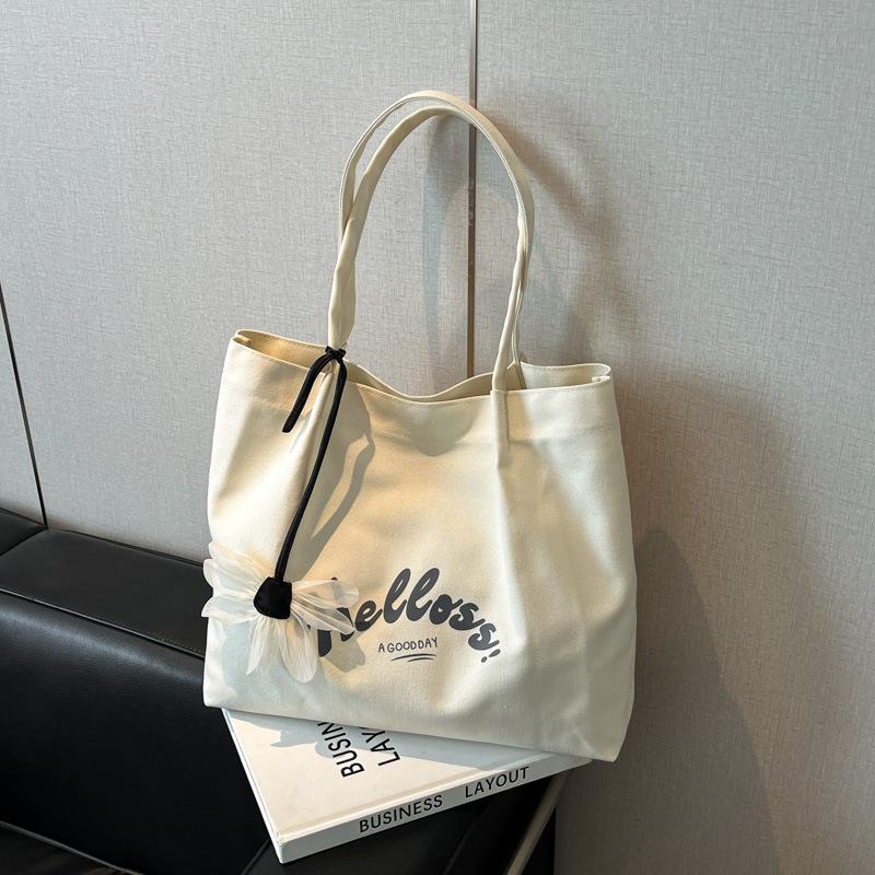 College Students Class Leisure Daily Travel Shoulder Bag Women's Summer New Large-capacity Tote Bag