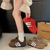 Forrest Gump Schuhe Damen Sportschuhe mit weicher Sohle 2025 Frühling und Herbst dünnes Mesh atmungsaktive kleine weiße Schuhe Retro deutsches Training