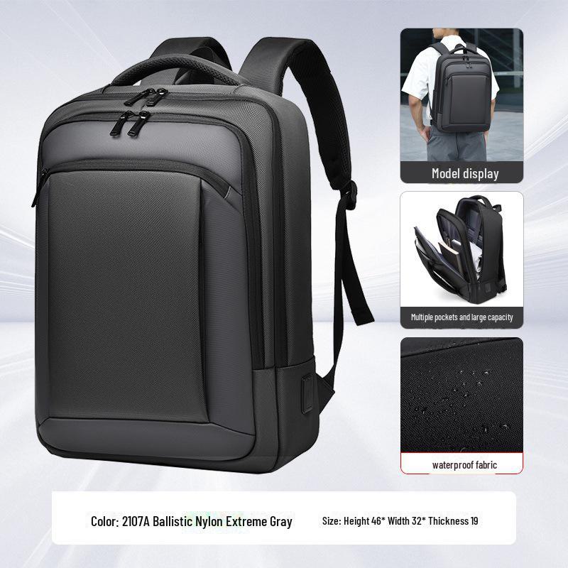 

Чоловічий та Жіночий Модний Водонепроникний Рюкзак для Подорожей - Велика Місткість, Підходить для Бізнесу та Подорожей