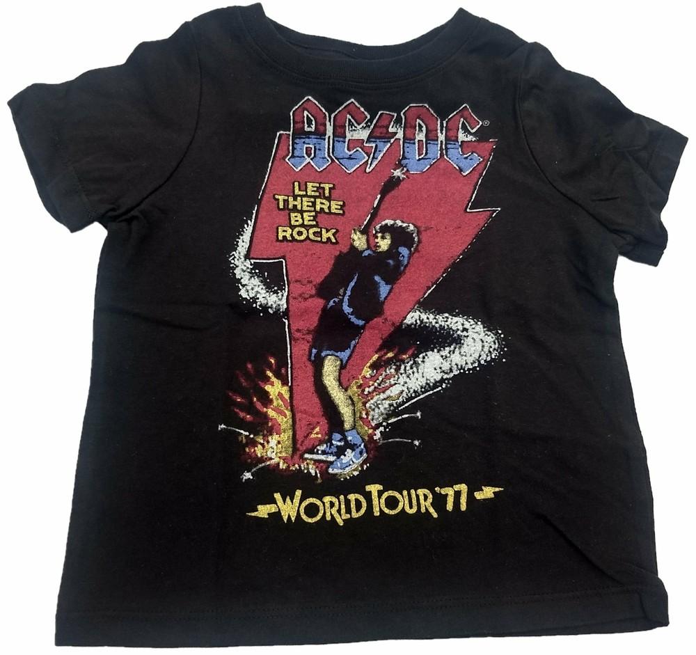 

AC/DC ACDC World Tour 1977 Let There Be Rock Boys Band T-Shirt Unisex T-Shirt XXL