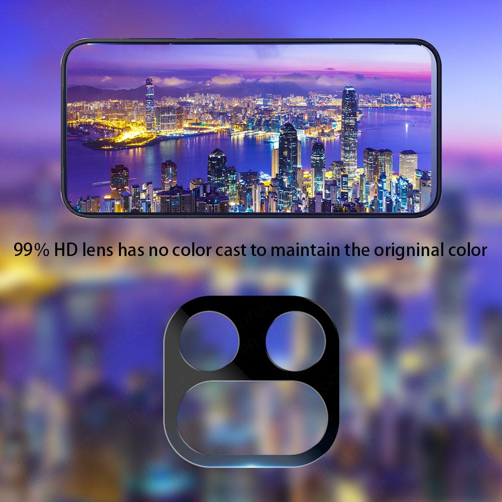 1-3Pcs 3D 9H HD Rear Lens Protective Glass For OnePlus 15 Curved Black Tempered Glass Camera Film Full Cover Anti-scratch Cap