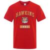 Hawkins High School Class Of 1983 Men T Shirt Funny Tiger Printed Clothing Cotton T-Shirts Breathable Short Sleeve
