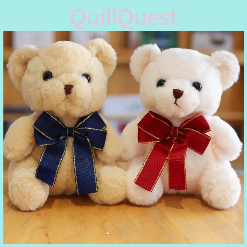Bow Tie Teddy Bear Plush Toys Cute Stuffed Animal Dolls Kids Birthday Gifts