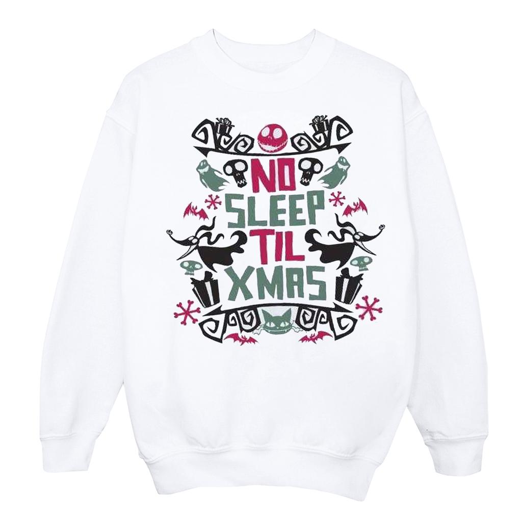Disney Mens The Nightmare Before Christmas No Sleep Til Xmas Sweatshirt