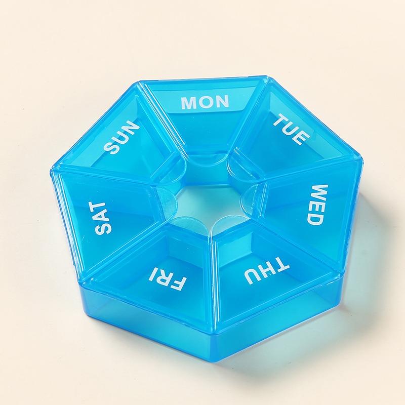 New Hot 7 Days 7 Grids Mini Premuim Portable Travel Vitamin Pill Box Cases Container Organizer Storage Tablets Medicine FishOils