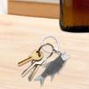 Bottle Opener Vial Metal Easy To Use Gadget Father Day Gifts Fish Shape Keyring for Kitchen
