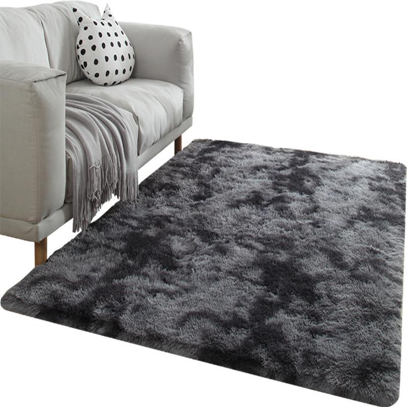 Modern Light Luxury Washable Living Room Carpet Bedroom Bedside Coffee Table Rug Gradient Long Hair Tatami Mat Home Decor