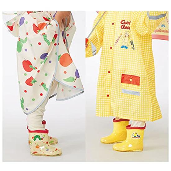 Skater Rain Cinnamoroll and Sanrio Design with Reflective RIBT2 Children's Boots, Tape, 16cm,