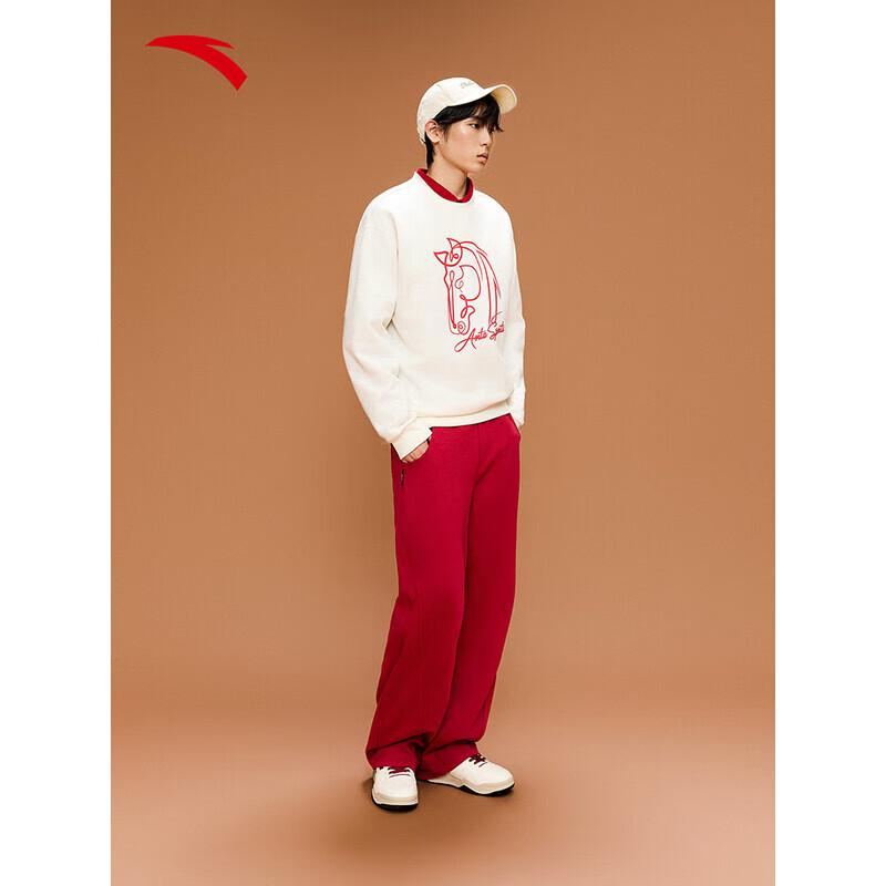 Anta Unisex Round Neck Fleece Sweatshirt 185/2XL