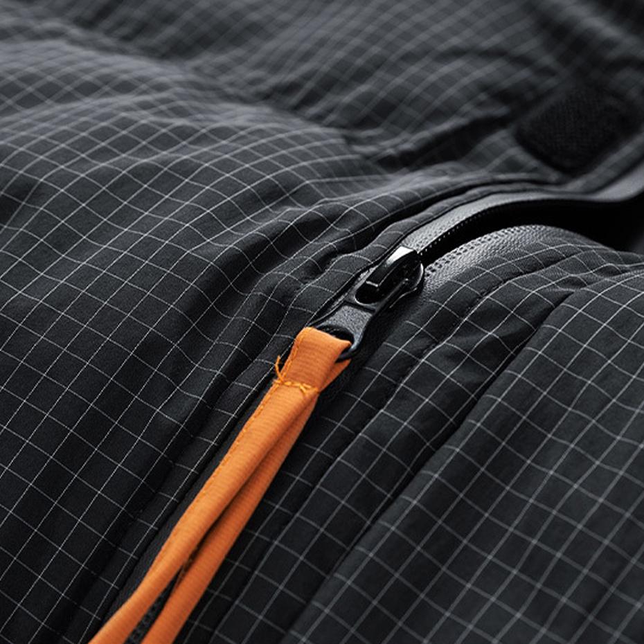 Winter Parkas Men Plus Size Thick Padded Jacket Coat Fashion Casual Cargo Plaid Parkas Male Big