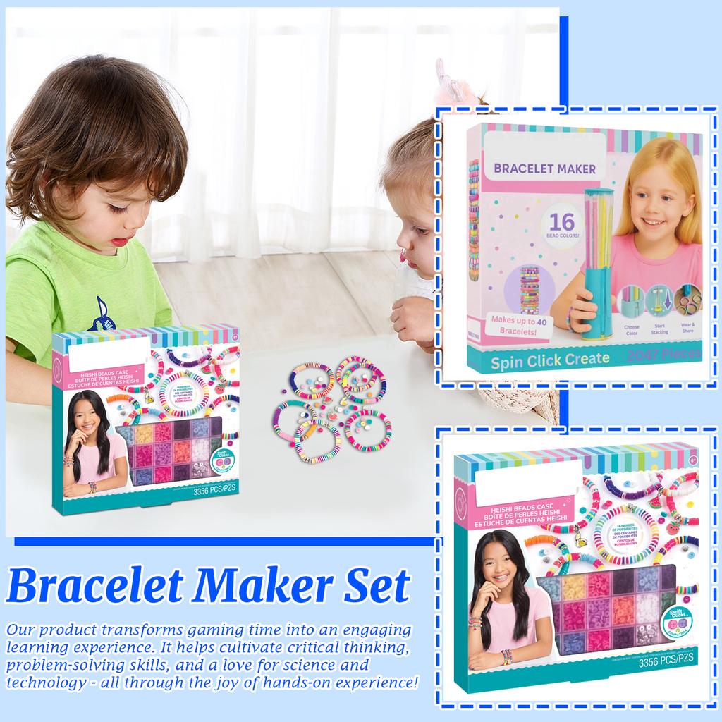 Bracelet Maker Kit – Auto Beading Tool With For Girls Kids Jewelry Craft