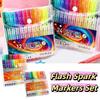 24 Colors Acrylic Pen Set 12 Colors Art Markers Pen Set Water-Based Pen  Wood Art