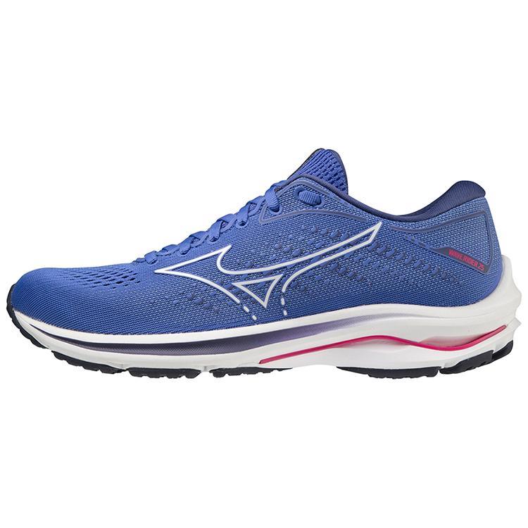 

Mizuno Wave Rider 25 Blue Pink Women s J1GD210300 38.5