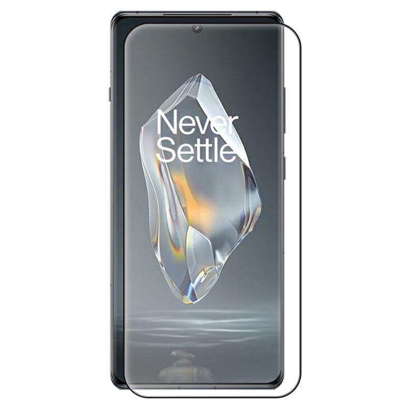 RURIHAI For OnePlus Ace 3 5G/12R 5G High Aluminium-Silicon Glass Phone Screen Protector 3D Curved Side Glue Film