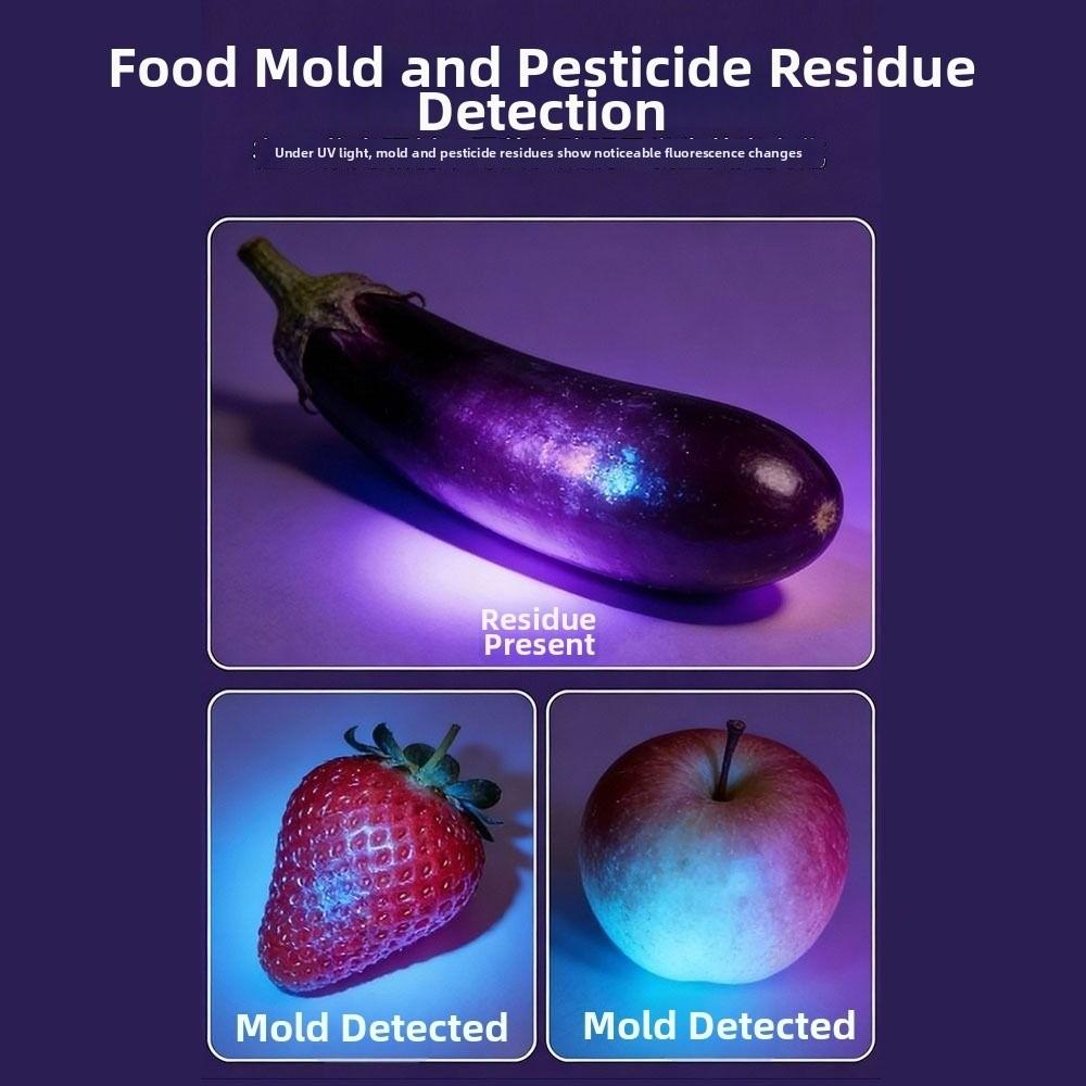 Rechargeable Mini Purple Light 365nm Fluorescent Agent Detection Lamp  Jewelry Appraisal