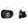 2PCS Car LED Fog Lamp For Mitsubishi Montero/ Pajero Sport 2010-14/L200/Triton 2013-15 Front Bumper Drive Light Assembly Kit 12v