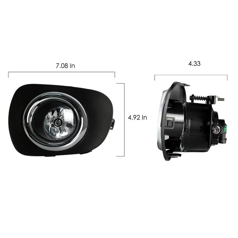 2PCS Car LED Fog Lamp For Mitsubishi Montero/ Pajero Sport 2010-14/L200/Triton 2013-15 Front Bumper Drive Light Assembly Kit 12v