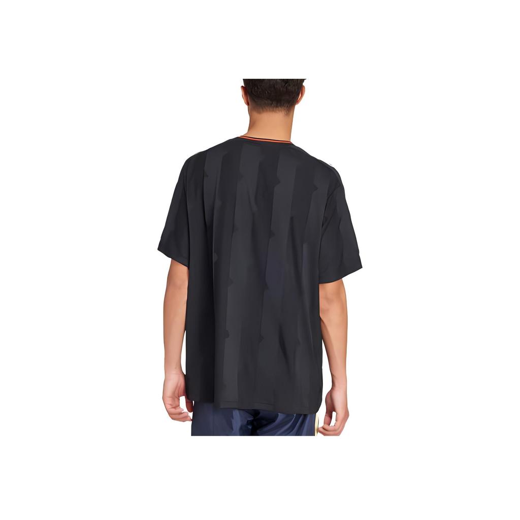 Adidas House Of Tiro Pullover Letter Stripe Crew Neck Short Sleeve T-Shirt Men Tops Black IW3586