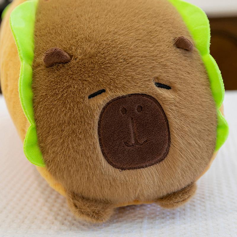 50CM Cartoon  Dog Style Capybara Cute Capibara Anime Fluffty Toy Plush Doll Home Decor Desktop Ornament Kids Birthday Gift