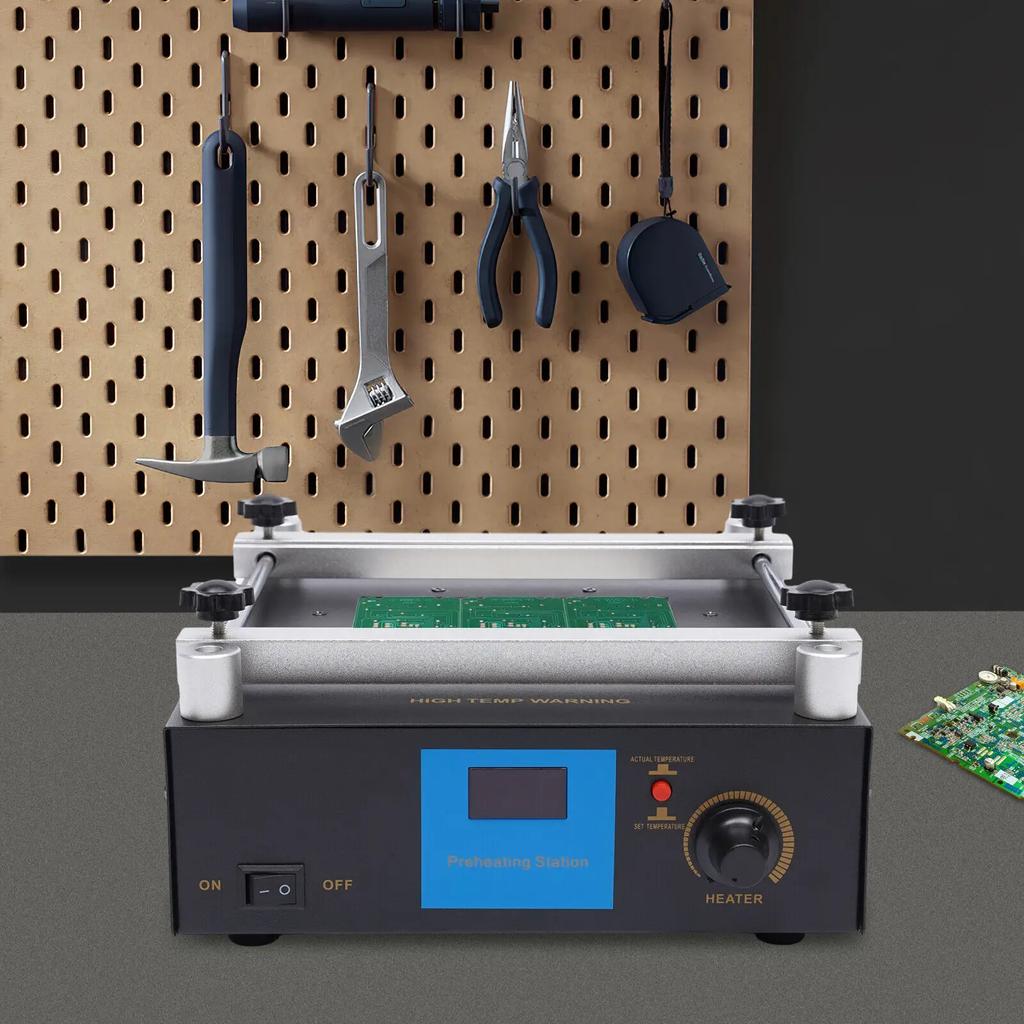 Handheld Preheating Rework Station 450W 110V Infrared Hot Plate for BGA PCB Repair Lab