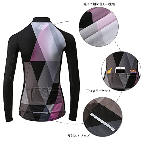 [CATENA] Women's Cycling Jersey, Cycling Pants, Cycling Tights, Cycling Wear Set, Long Sleeve, Breathable, 3D Gel Pad, Sweat-wicking, Quick-drying, An