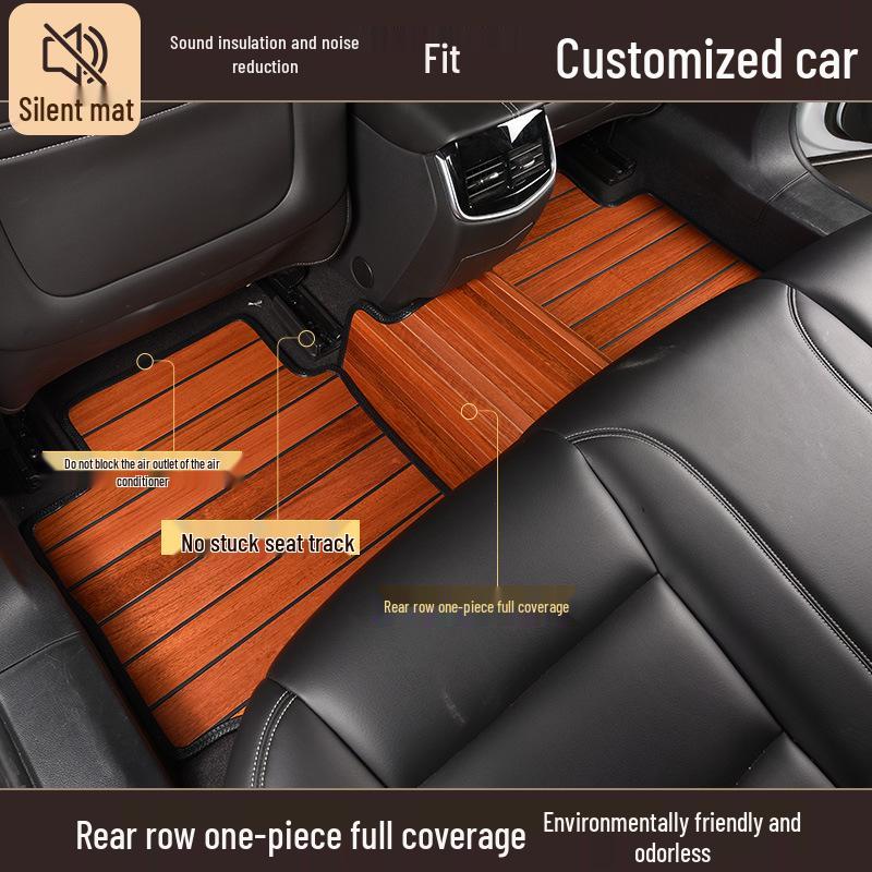 Solid Wood Floor Mats for Mercedes-Benz GLE350, GLS450, Maybach S450, S350, S320, E300l