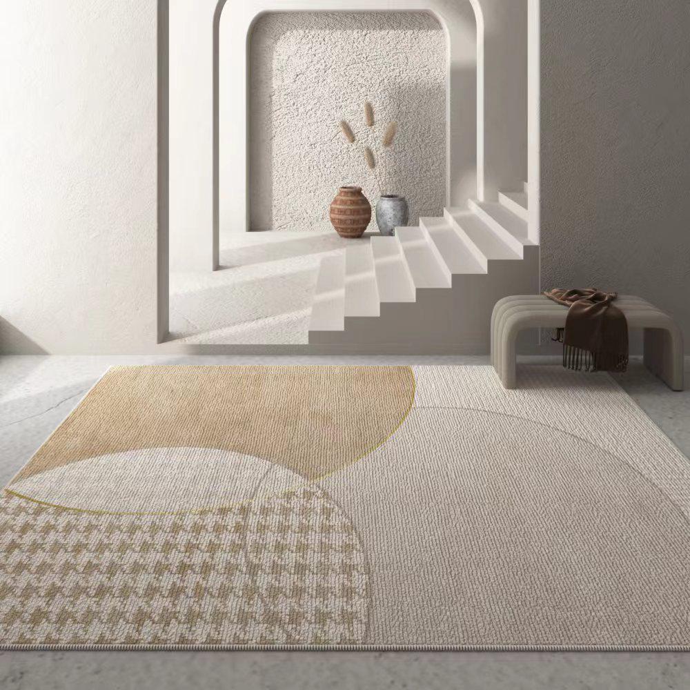 Non-Slip Loop Pile Carpet for Living Room, Bedroom, and Entrance