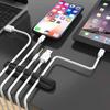 2 buc. Organizator de cabluri Suport cablu de gestionare Înfășurator de cablu USB flexibil Clipuri de silicon ordonate pentru tastatura mouse-ului Protector pentru căști