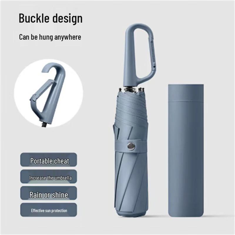8-Bone Windproof UV Protection Dual-Use Umbrella