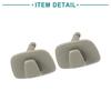 ACROPIX Interior Roof Insert Hook Hanger ABS Cover Trim for Volvo S90 V90 Gray 2pcs - -