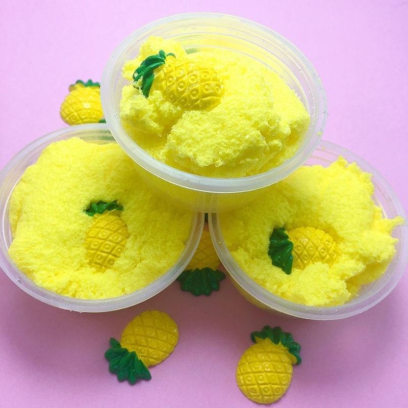 New Tropical Twist Cloud Slime Scented Charm Mud Stress Relief Kids Clay Toy