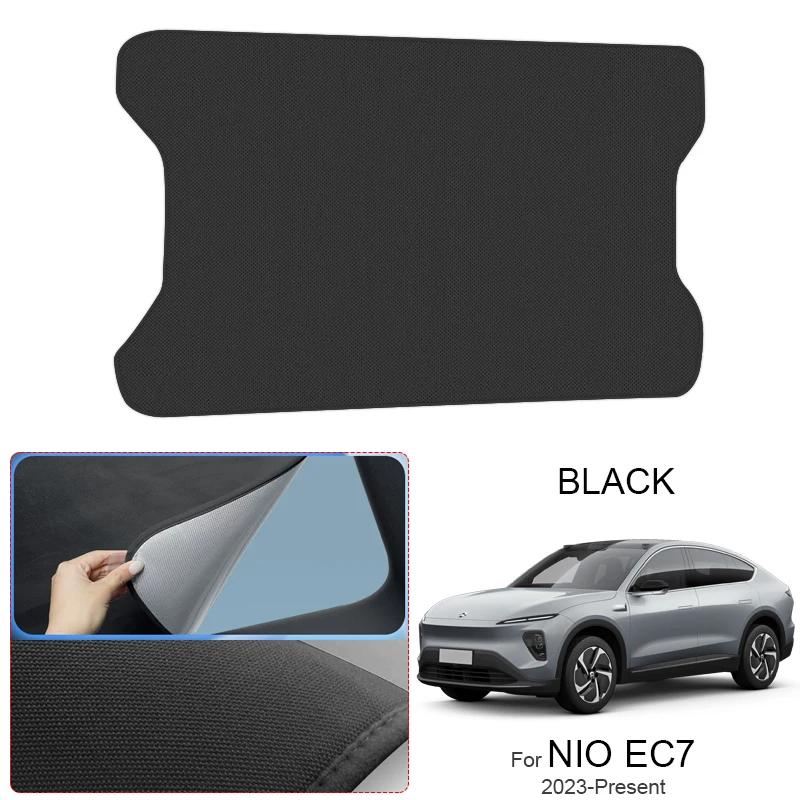 Auto Anti-UV Heat Insulation Skylight For NIO EC6 EC7 2023-Present Car Suede Fabric Electrostatic Adsorption Sunroof Sunshade