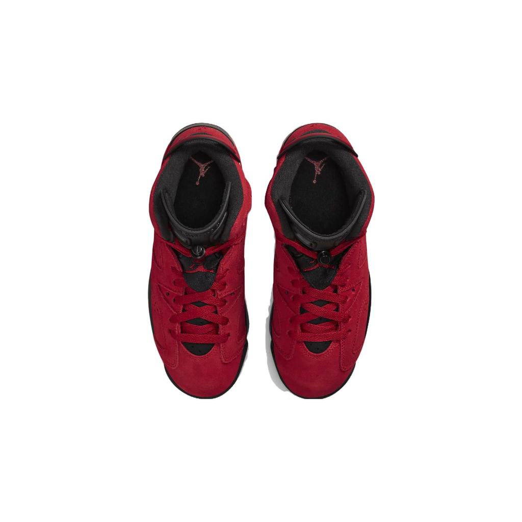 Air Jordan 6 Retro Gs Kinderen Toro Bravo Varsity Rood Zwart 384665-600
