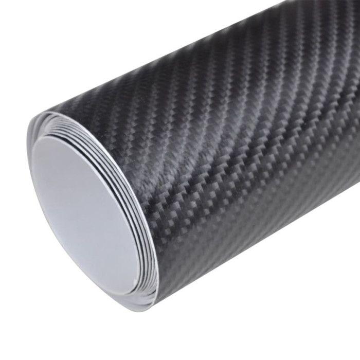 Protective Film - vidaXL - 4D - Self-adhesive - Black - 2 Pieces - PVC