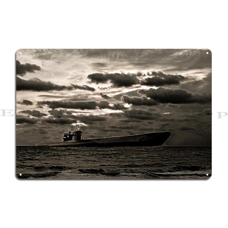 

Немецкая подводная лодка или U-boat времен Второй мировой войны, плакат о погружении, металлическая табличка, настенная роспись, Das Boot, U-boat Второй мировой войны - Плакат с жестяной табличкой Кригсмарине 20x30cm（7.8x11.8inch）