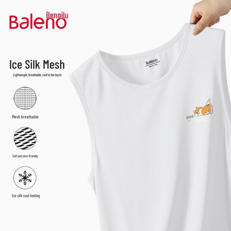 Baleno Men's Cartoon Print Ice Silk Vest
