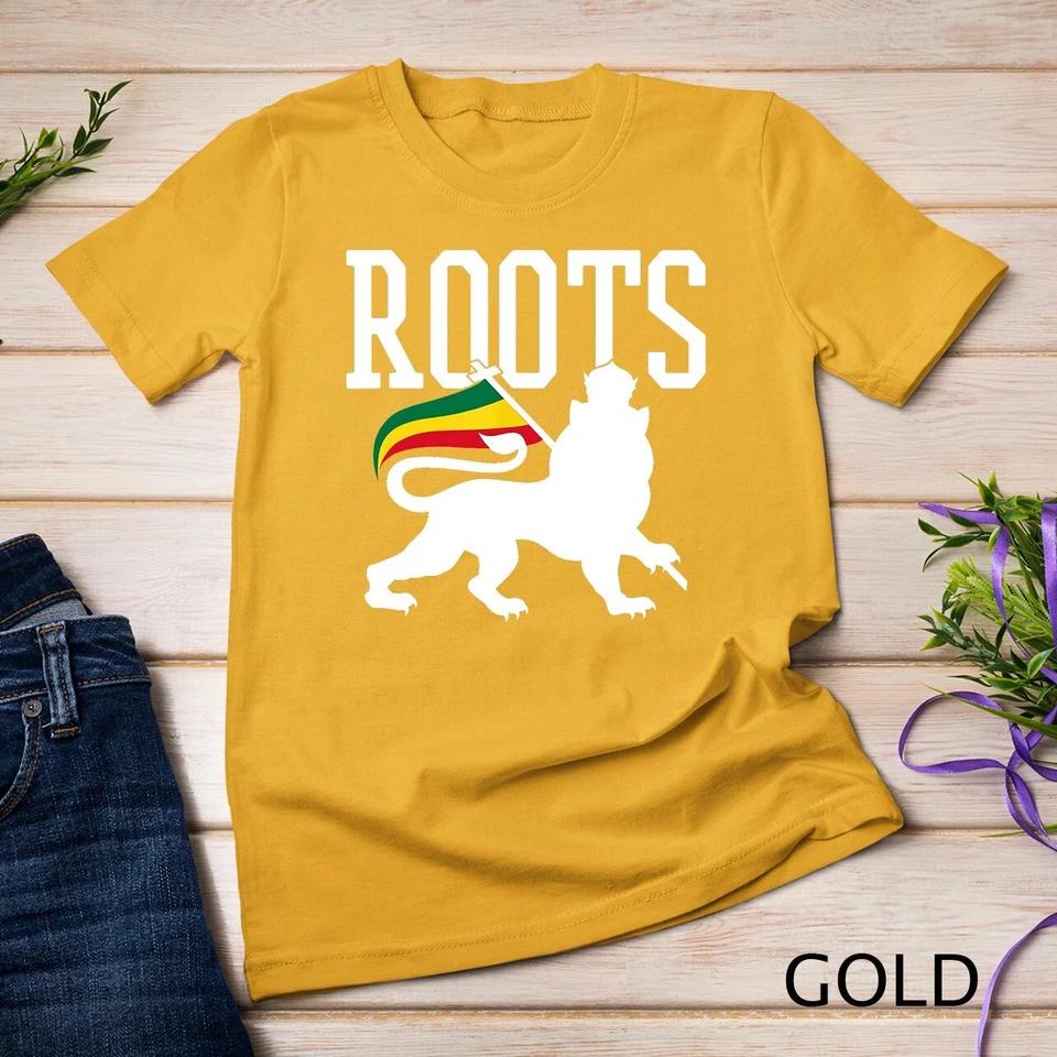 Reggae Roots - Lion Of Judah Rastafari Music Rasta Gift T-Shirt Unisex T-shirt S