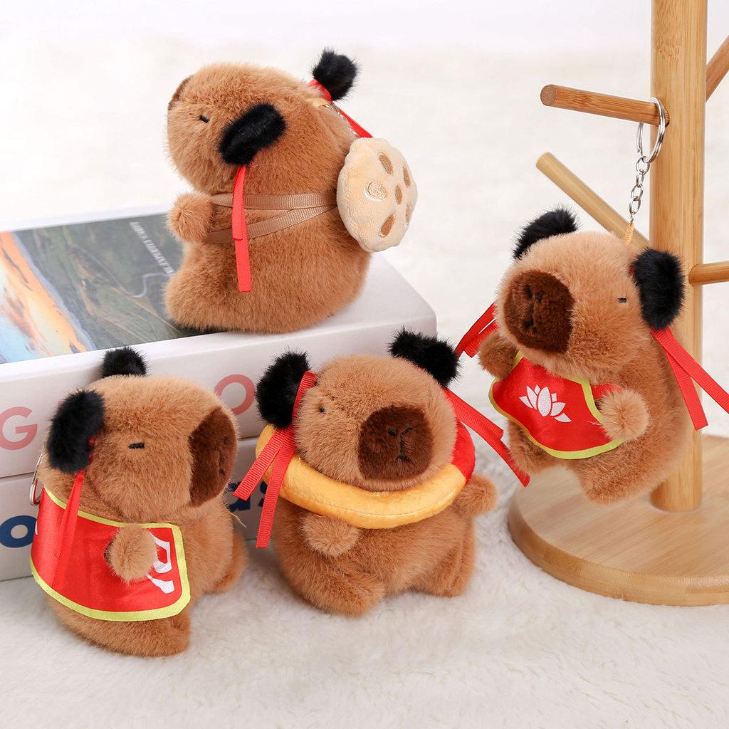 Fire Tortoise Plush Doll Keyring With Short Plush Material For Kids Gift And Accessories
