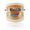 Colmillos Metálicos de Gradiente Colorido Gemas Dentales - Decoración de Protector Bucal Hip-Hop Rap